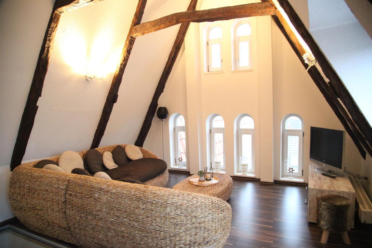 Wunderschoene Dachgeschoss - Maisonette 罗斯托克 外观 照片