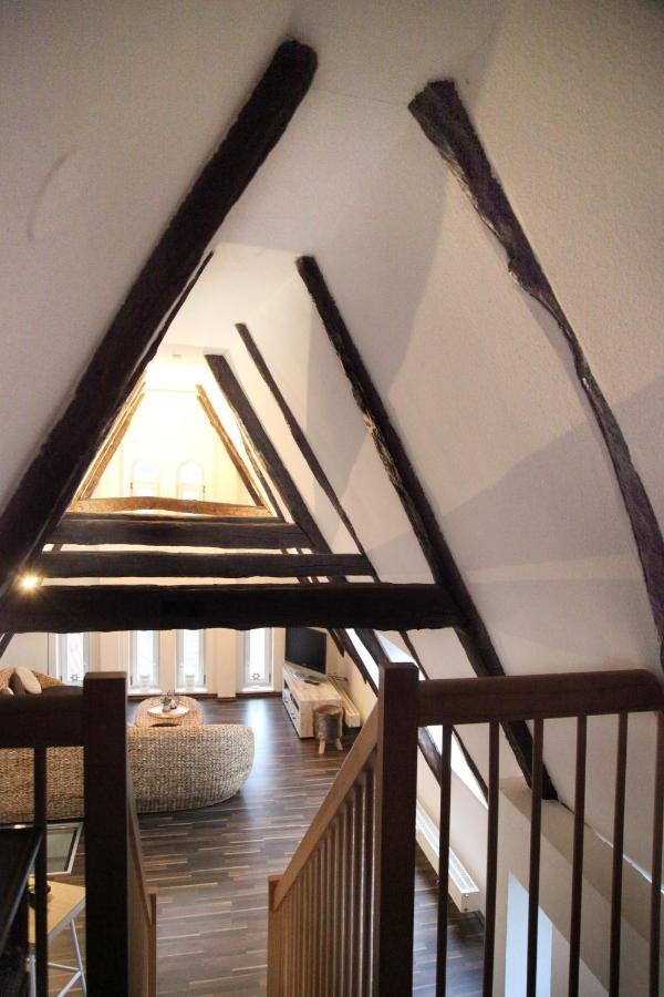 Wunderschoene Dachgeschoss - Maisonette 罗斯托克 外观 照片