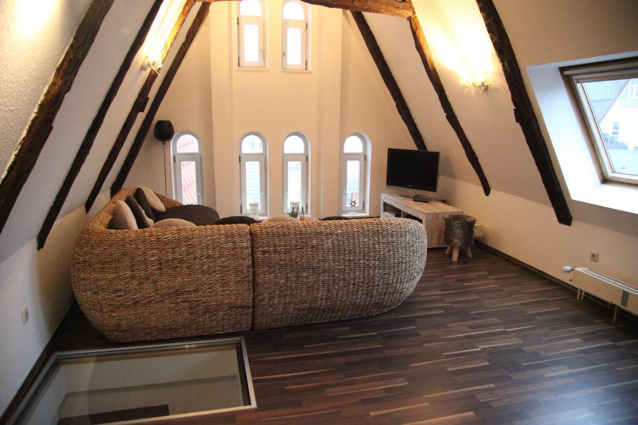 Wunderschoene Dachgeschoss - Maisonette 罗斯托克 外观 照片